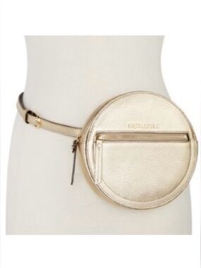 (X2) Michael Kors Mini Gold Waist Bag